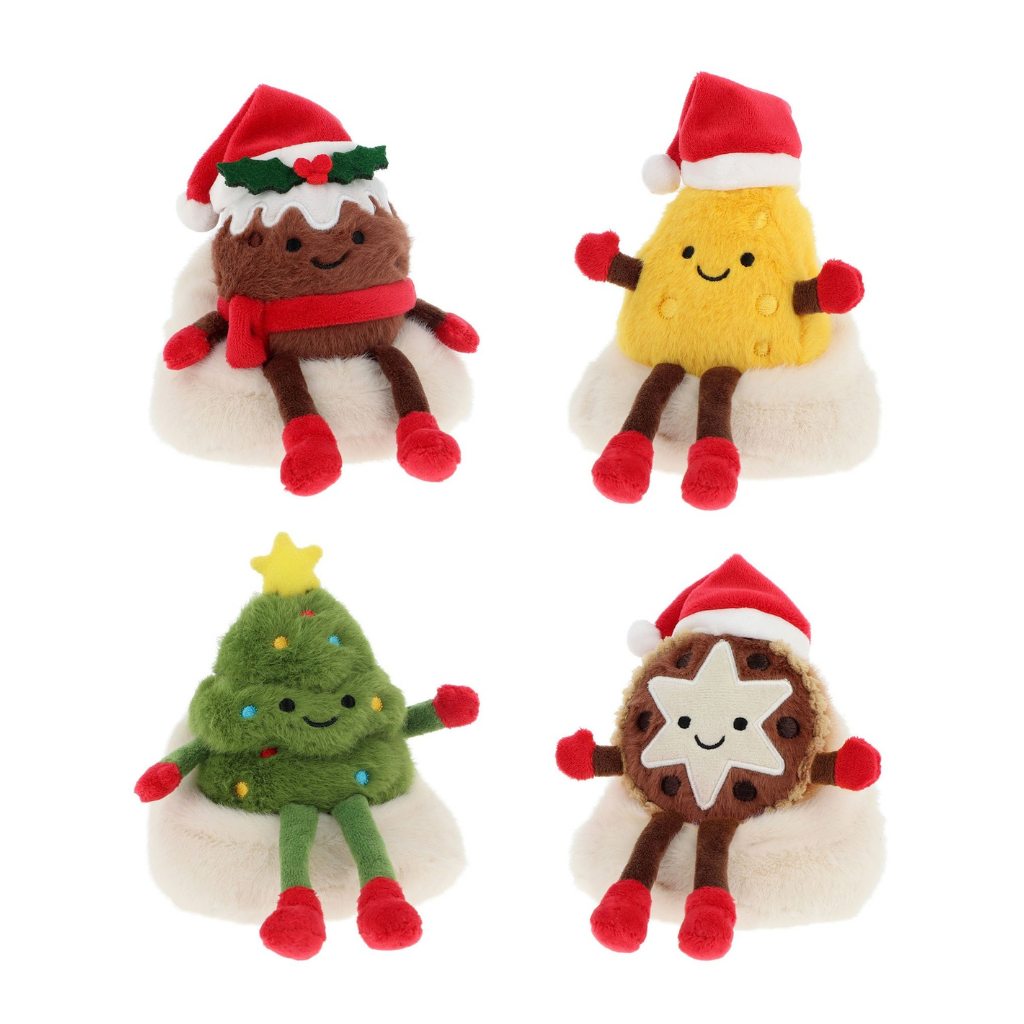 Keeleco 18cm Mince Pie Cosy Season Soft Toy