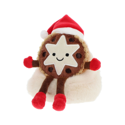 Keeleco 18cm Mince Pie Cosy Season Soft Toy