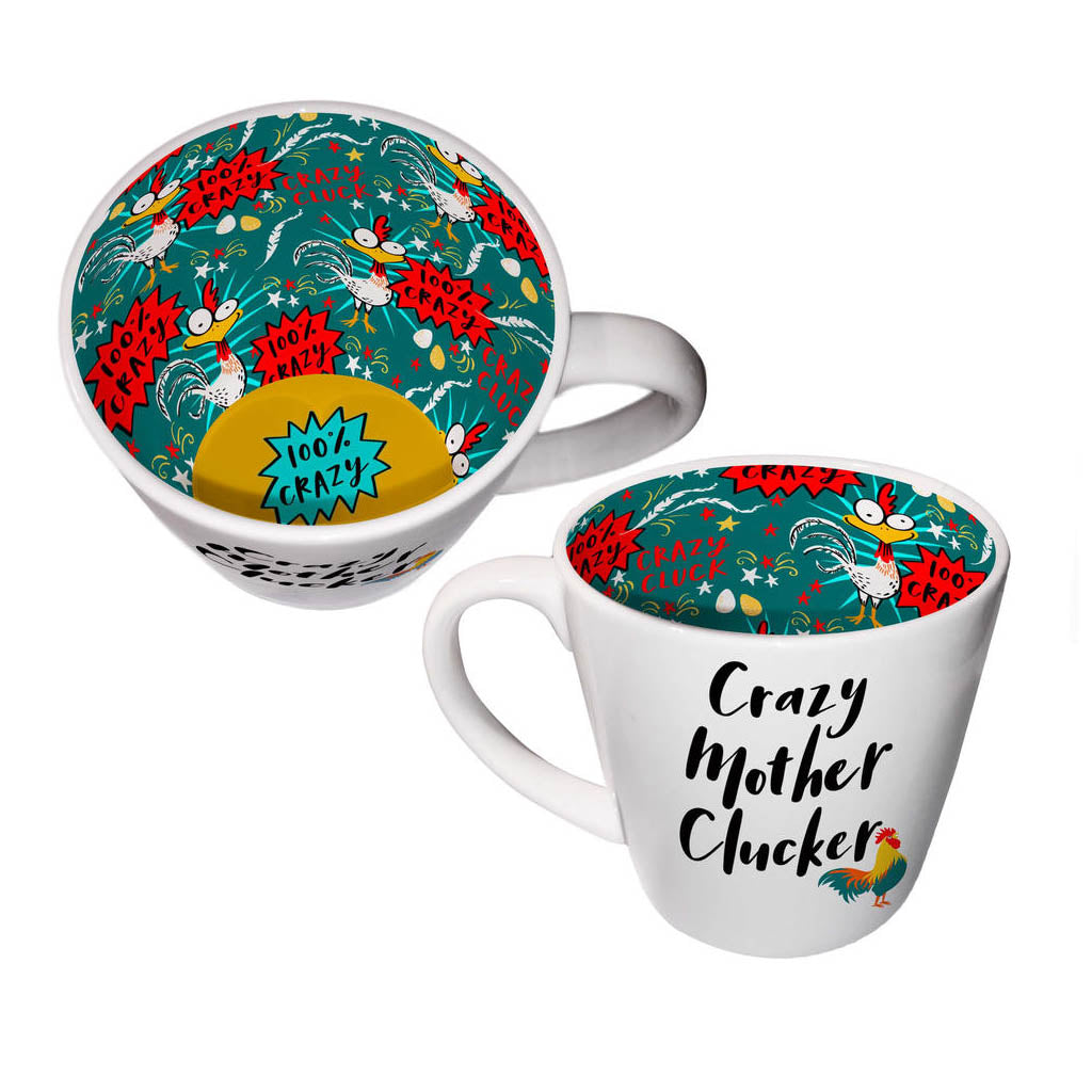 Crazy Mother Clucker Inside Out Mug