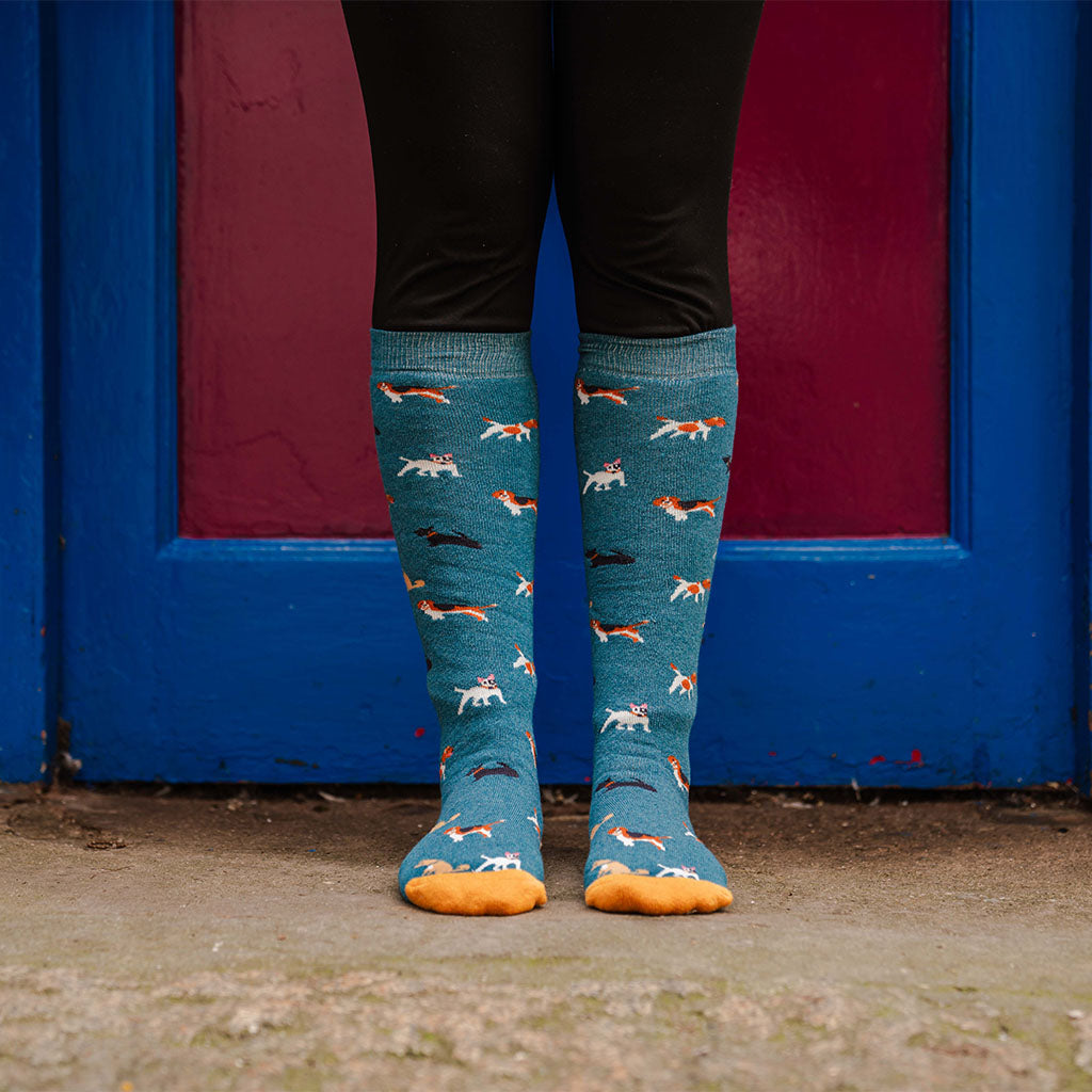 Yellow sales welly socks