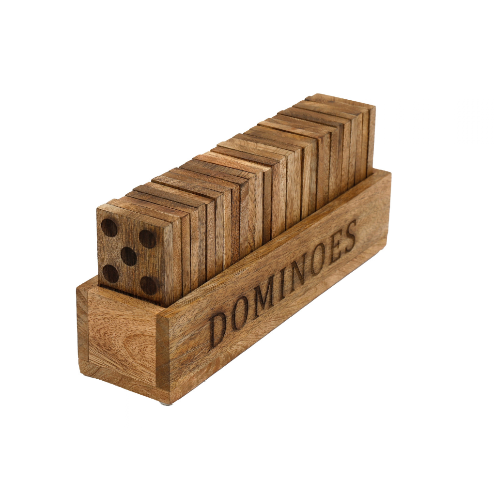 Large Wooden Dominoes Set