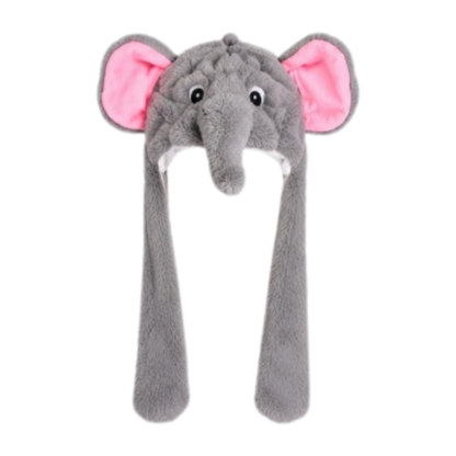 Elephant Hat with Moving Ears (Kids)