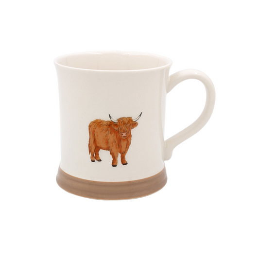 Embossed Highland Cow Mug