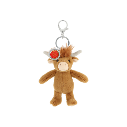Keeleco Enchanted World Highland Cow Bag Charm
