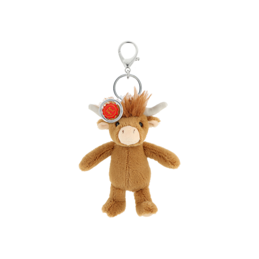 Keeleco Enchanted World Highland Cow Bag Charm