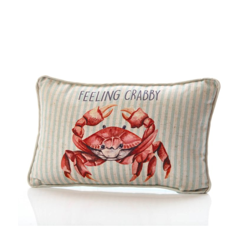 Feeling Crabby Stripe Cushion