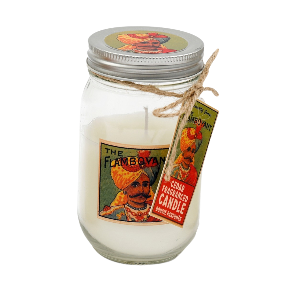 Indian Stamp Cedar Large Candle