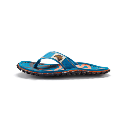 Gumbies Islander Blue Palmetto Flip Flops