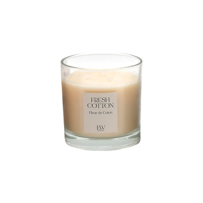 Fresh Cotton Triple Wick Candle