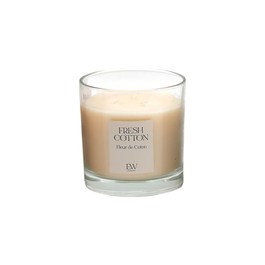 Fresh Cotton Triple Wick Candle