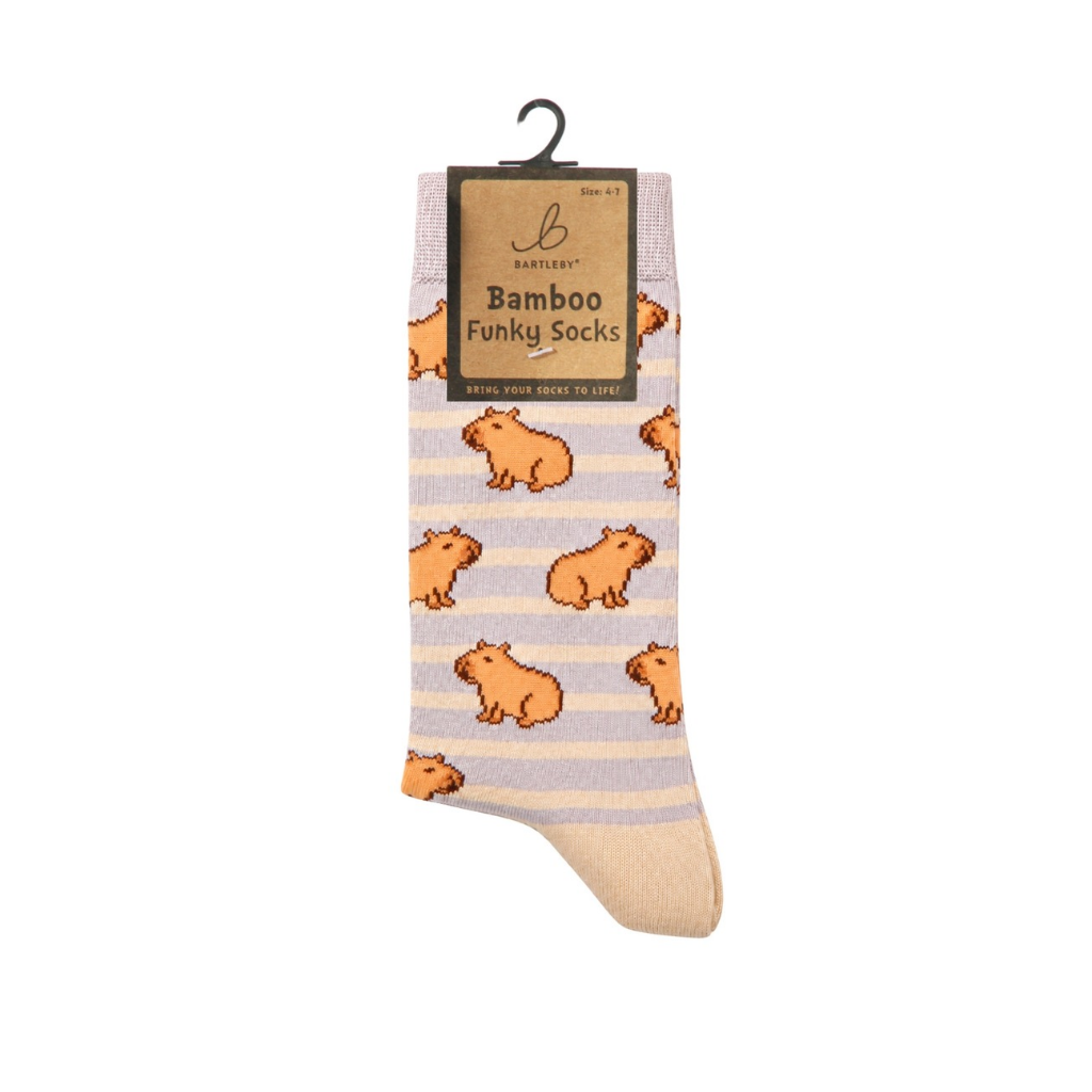 Bamboo Capybara Socks