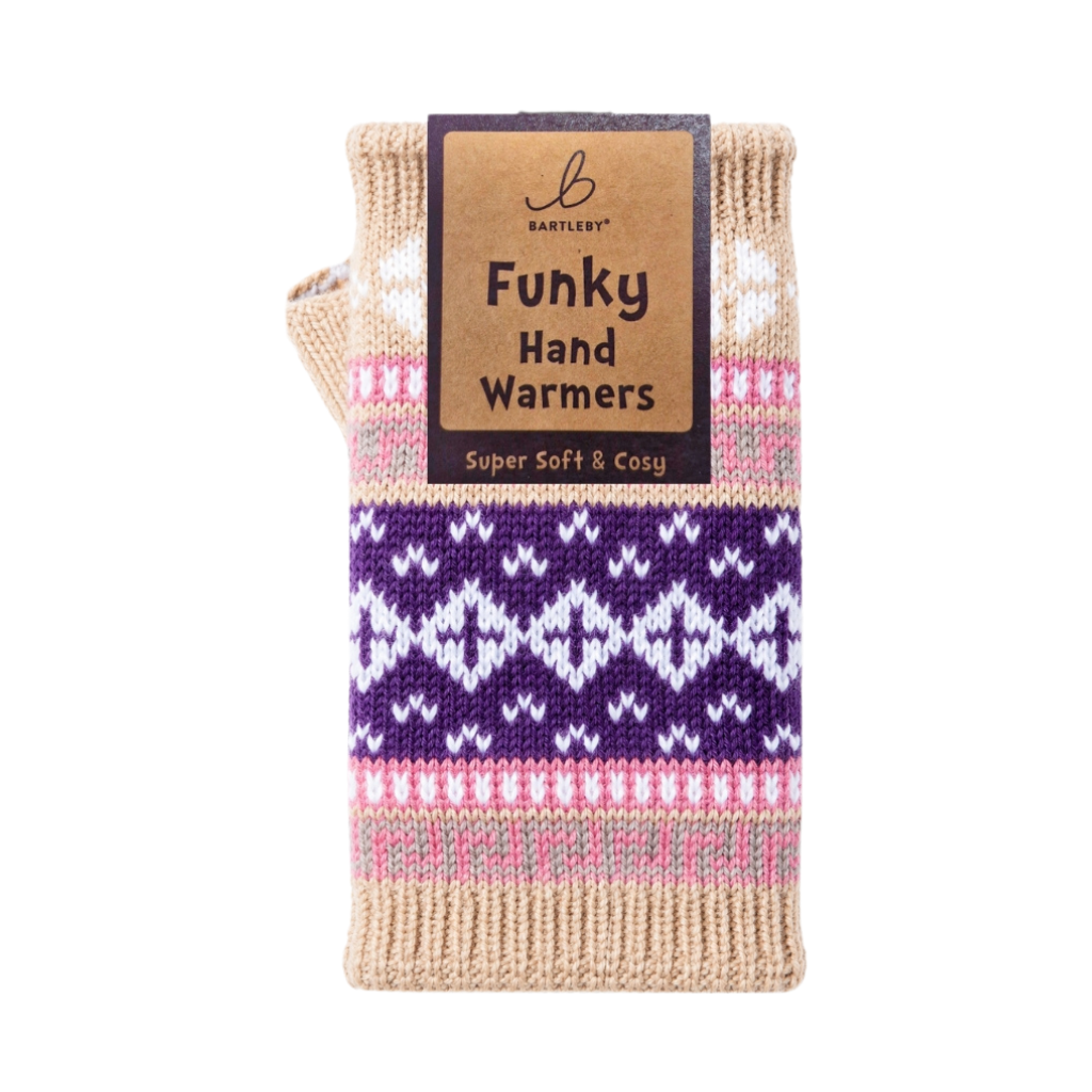 Fleece Lined Nordic Tan Hand Warmers