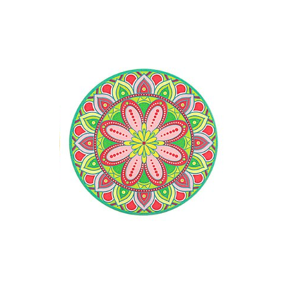 Tuscany Green & Pink Coaster