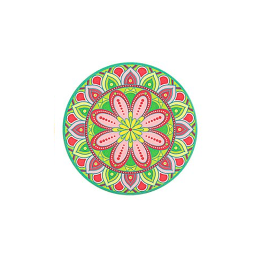 Tuscany Green & Pink Coaster