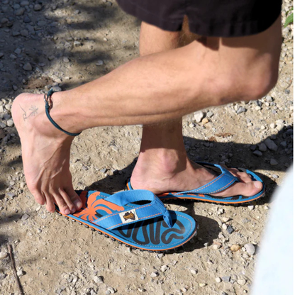 Gumbies Islander Blue Palmetto Flip Flops