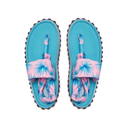 Gumbies Slingbacks Neon Palm Sandals