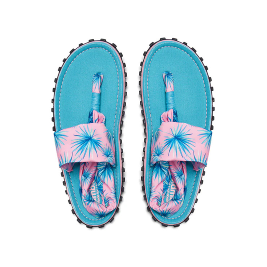 Gumbies Slingbacks Neon Palm Sandals