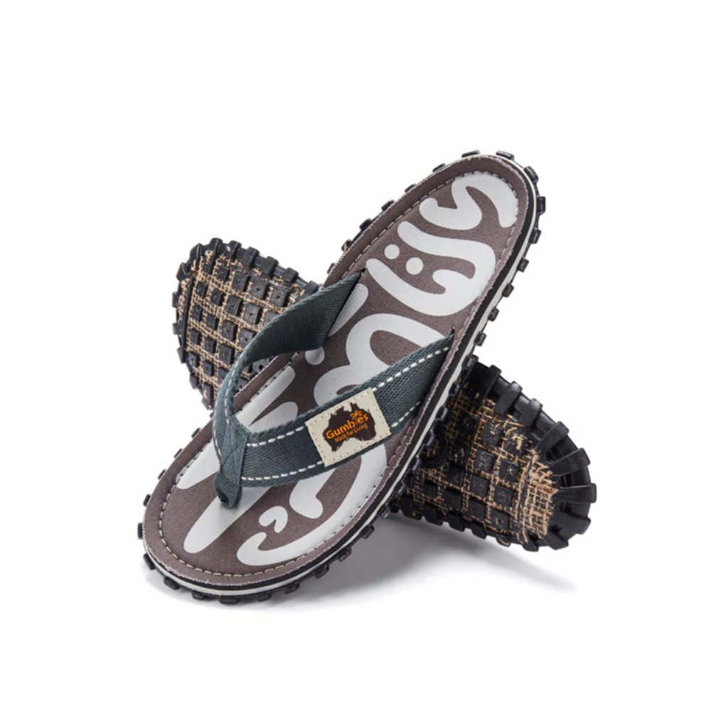 Gumbies Islander Urban Grey Flip Flops