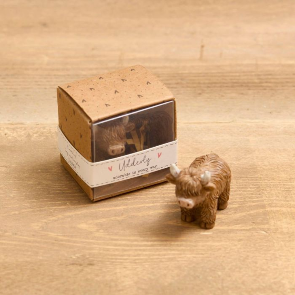 Highland Cow Resin Ornament Keepsake