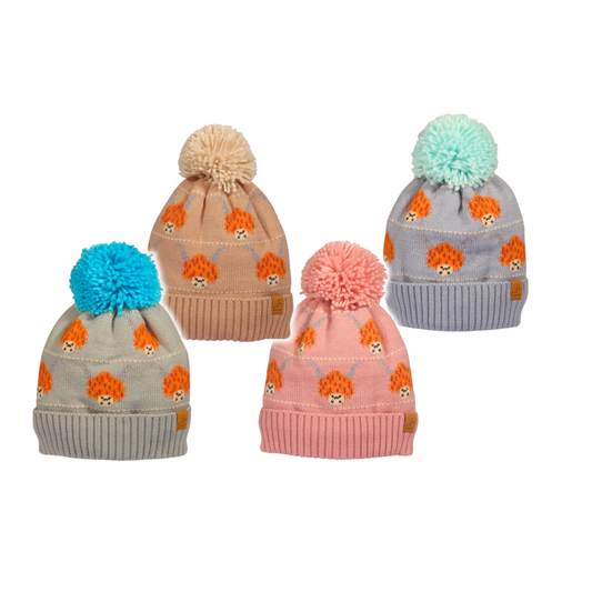 Waterproof Highland Cow Bobble Hat
