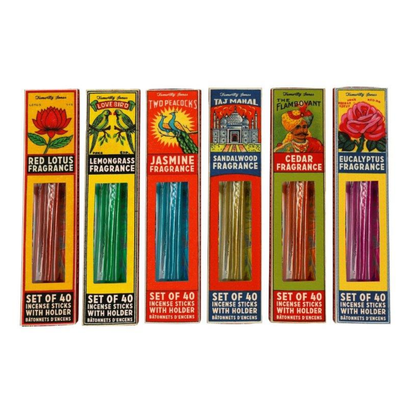 Indian Stamp Red Lotus Incense Sticks
