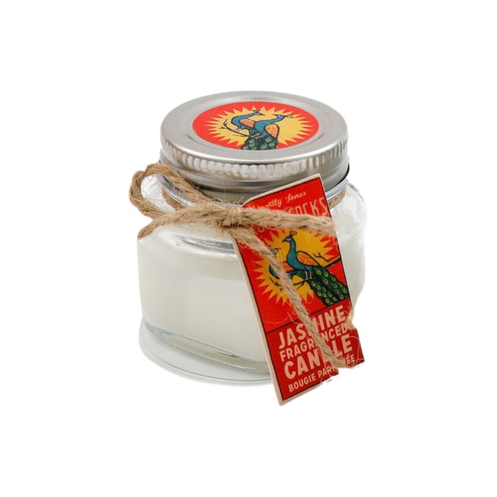 Indian Stamp Jasmine Small Candle