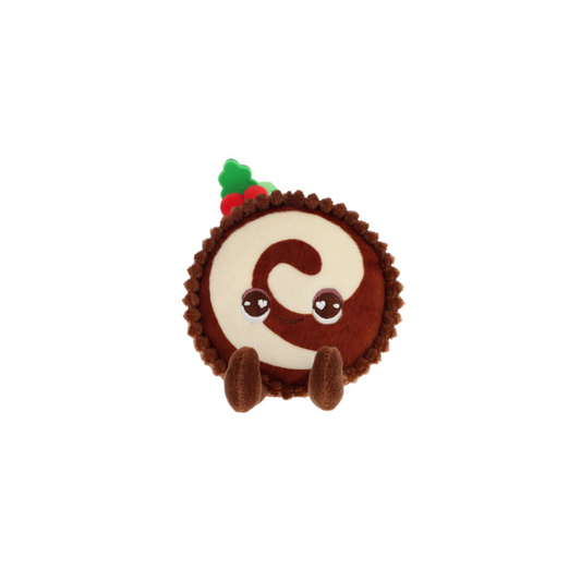 Keel Toys 8cm Christmas Yule Log Scented Soft Toy