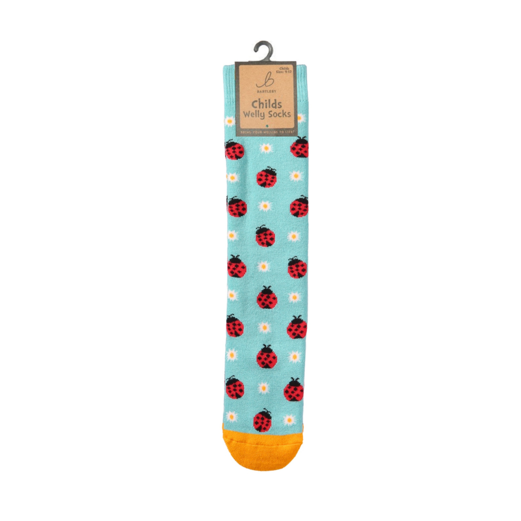 Ladybird Blue Welly Socks (Kids)