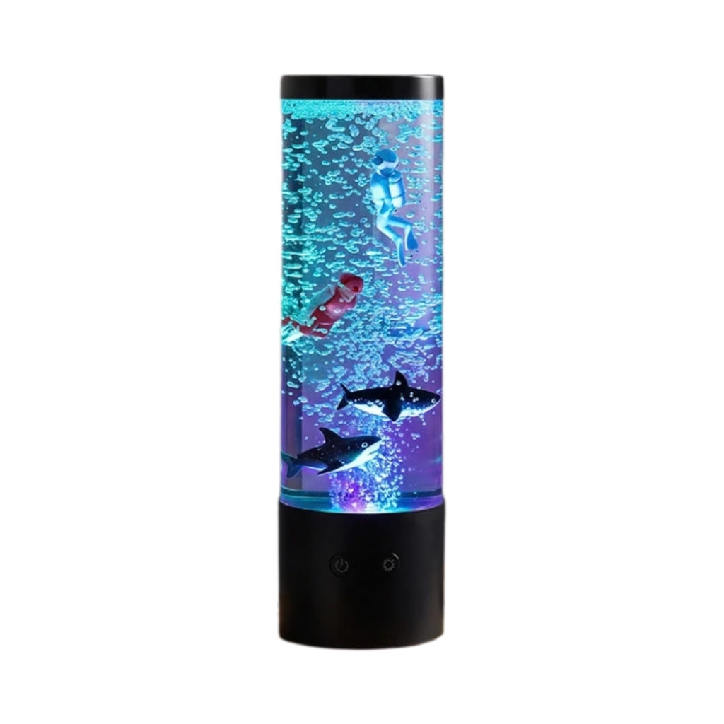 Divers and Sharks Lamp