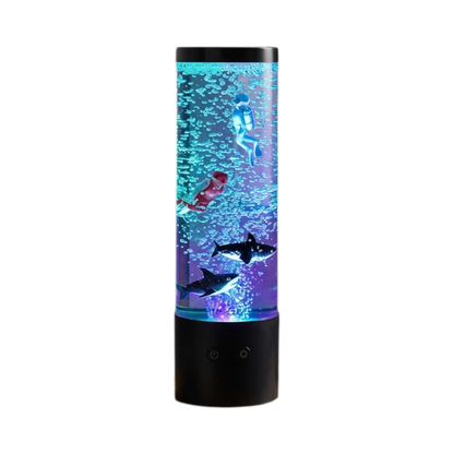 Divers and Sharks Lamp