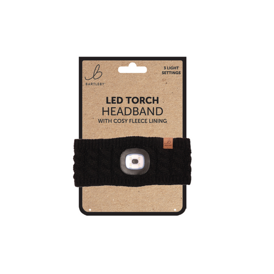 Black LED Light Headband