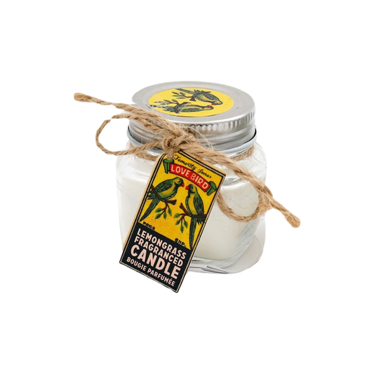 Indian Stamp Lemongrass Small Candle
