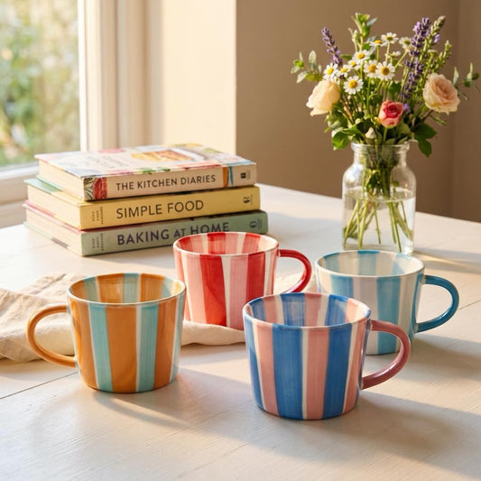 Striped Blue Mug