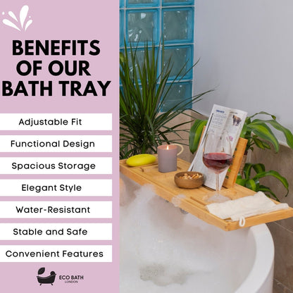 Eco Bath Bamboo Bath Tray
