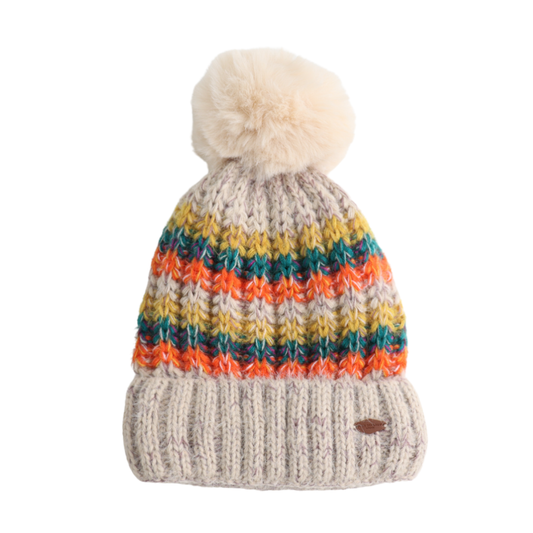 Miss Sparrow Cream Bobble Hat