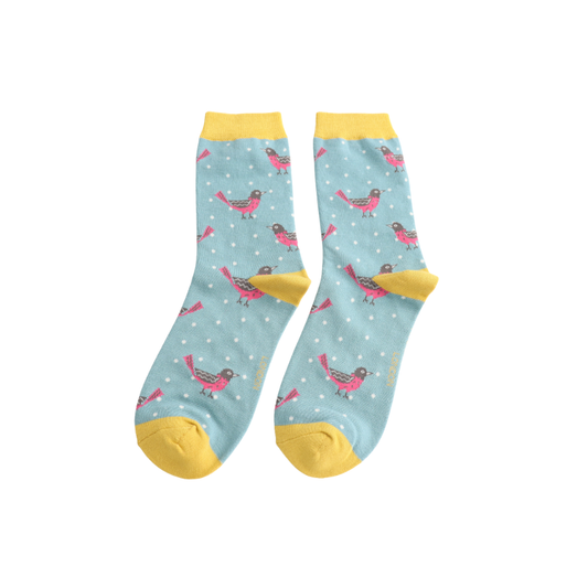 Miss Sparrow Blackbirds Socks