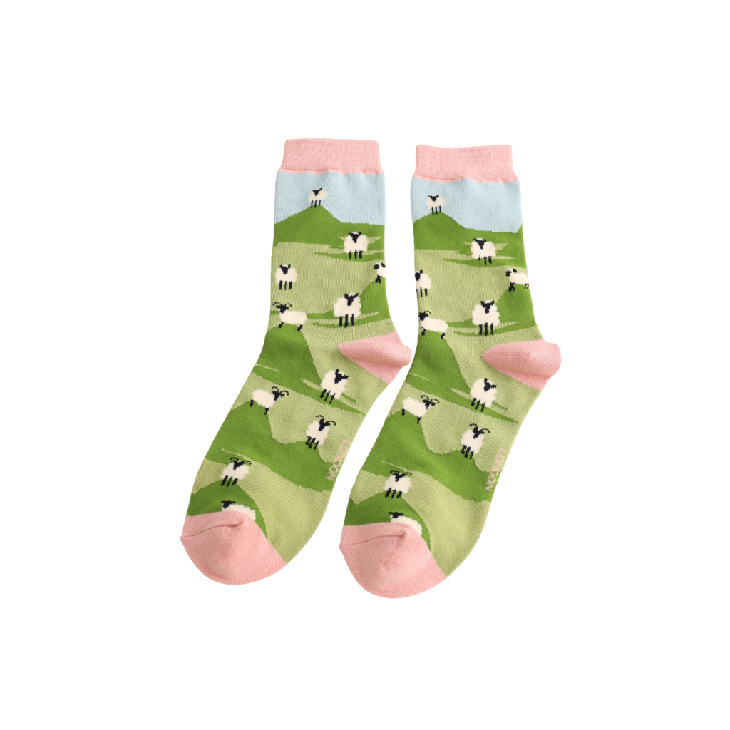 Miss Sparrow Highland Sheep Socks