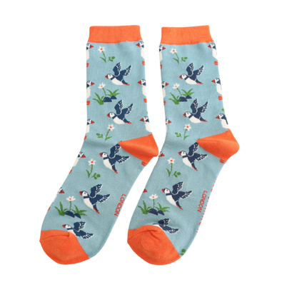 Miss Sparrow Cool Puffins Family Socks