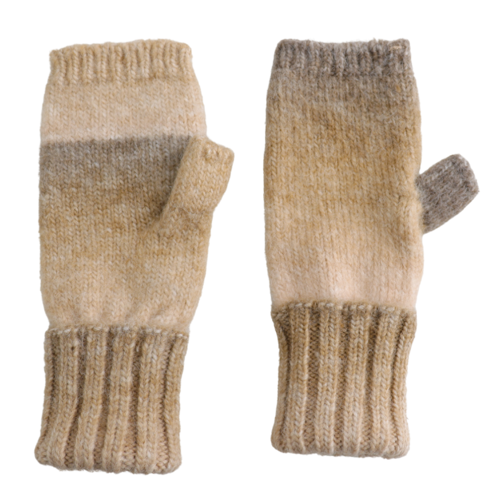 Miss Sparrow Gradient Mushroom Fingerless Gloves