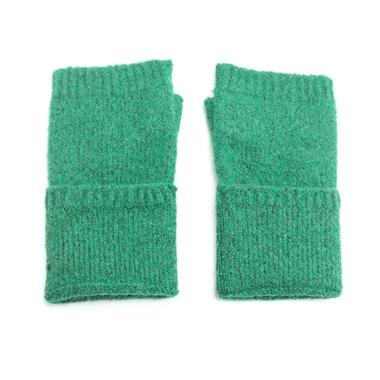 Miss Sparrow Green Fingerless Gloves