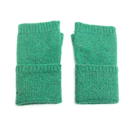 Miss Sparrow Green Fingerless Gloves