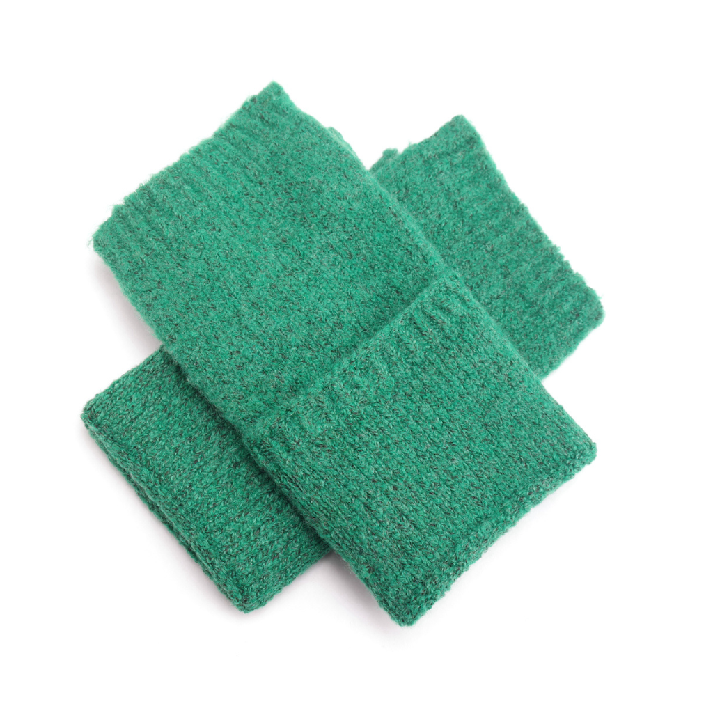 Miss Sparrow Green Fingerless Gloves