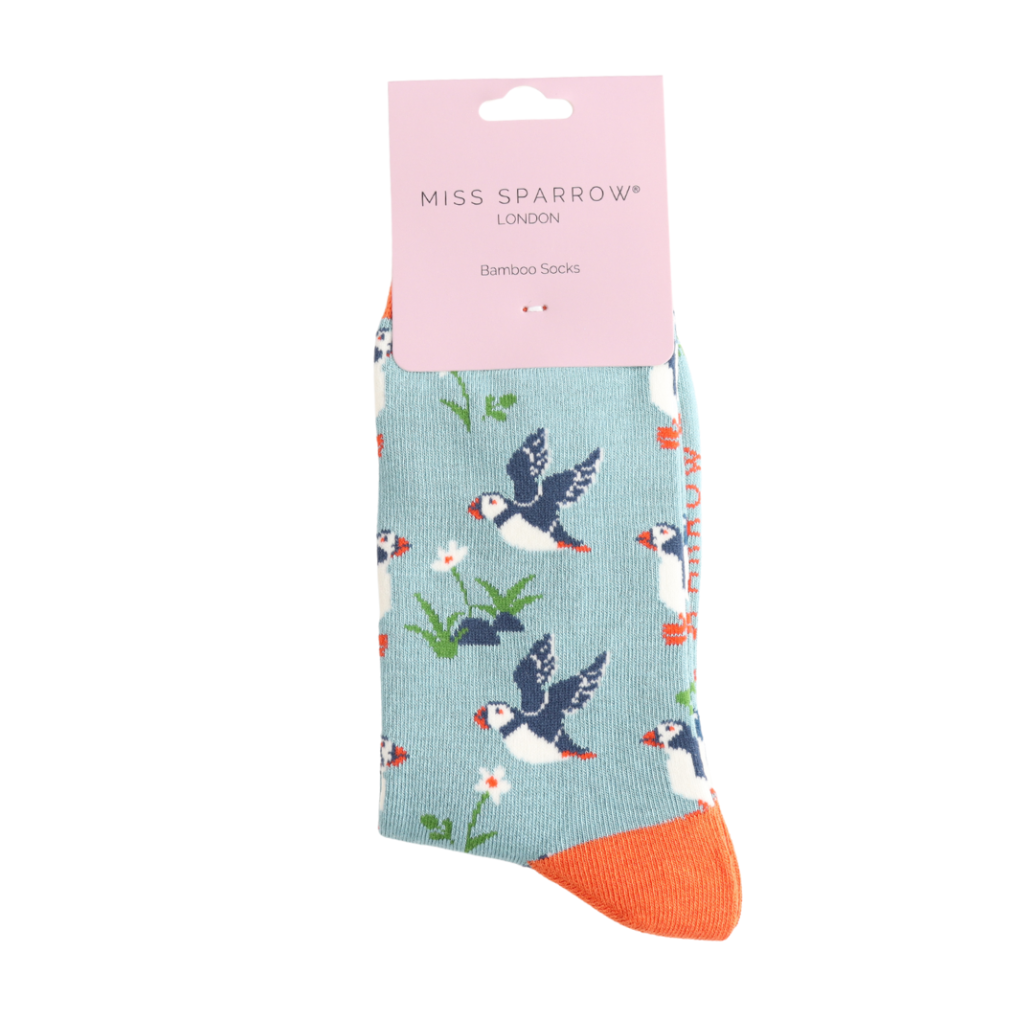 Miss Sparrow Cool Puffins Family Socks