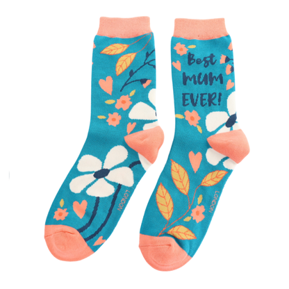 Miss Sparrow Best Mum Ever! Socks