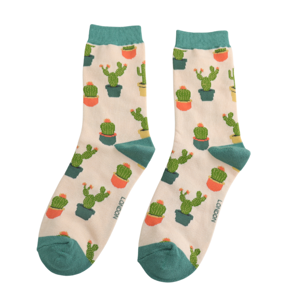 Miss Sparrow Cacti Socks