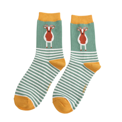 Miss Sparrow Goat Socks