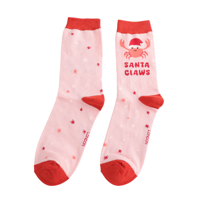 Miss Sparrow Santa Claws Socks