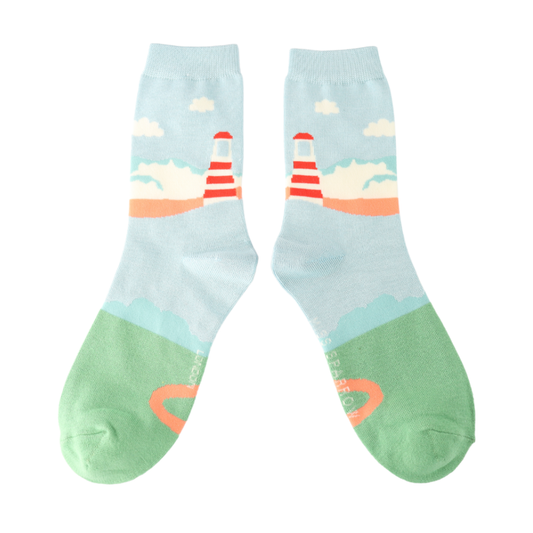 Miss Sparrow Seascape Socks