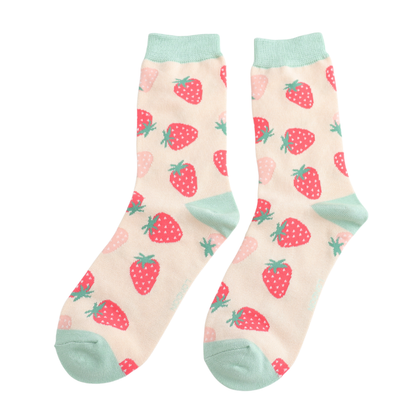 Miss Sparrow Little Strawberries Socks