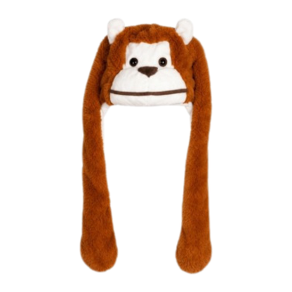 Monkey Hat with Moving Ears (Kids)